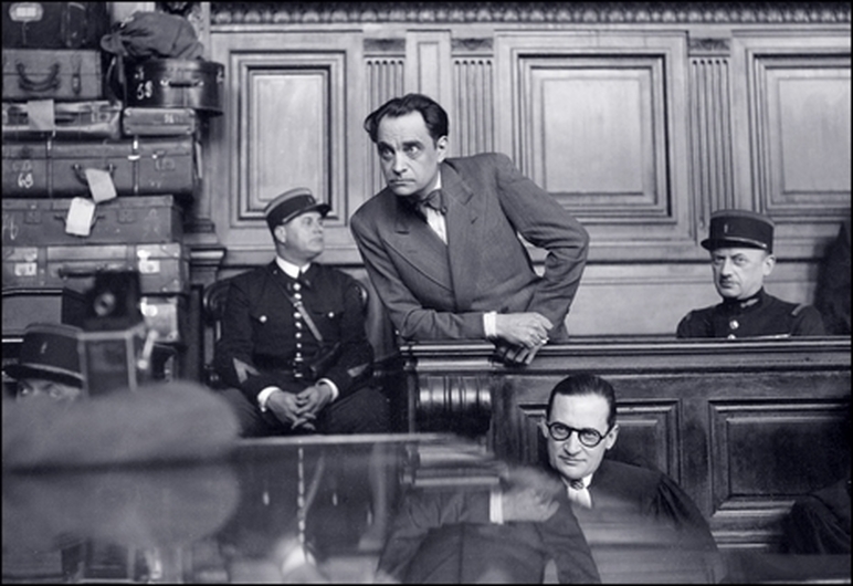 Marcel Petiot lors de son procès devant la cour d’assises de la Seine