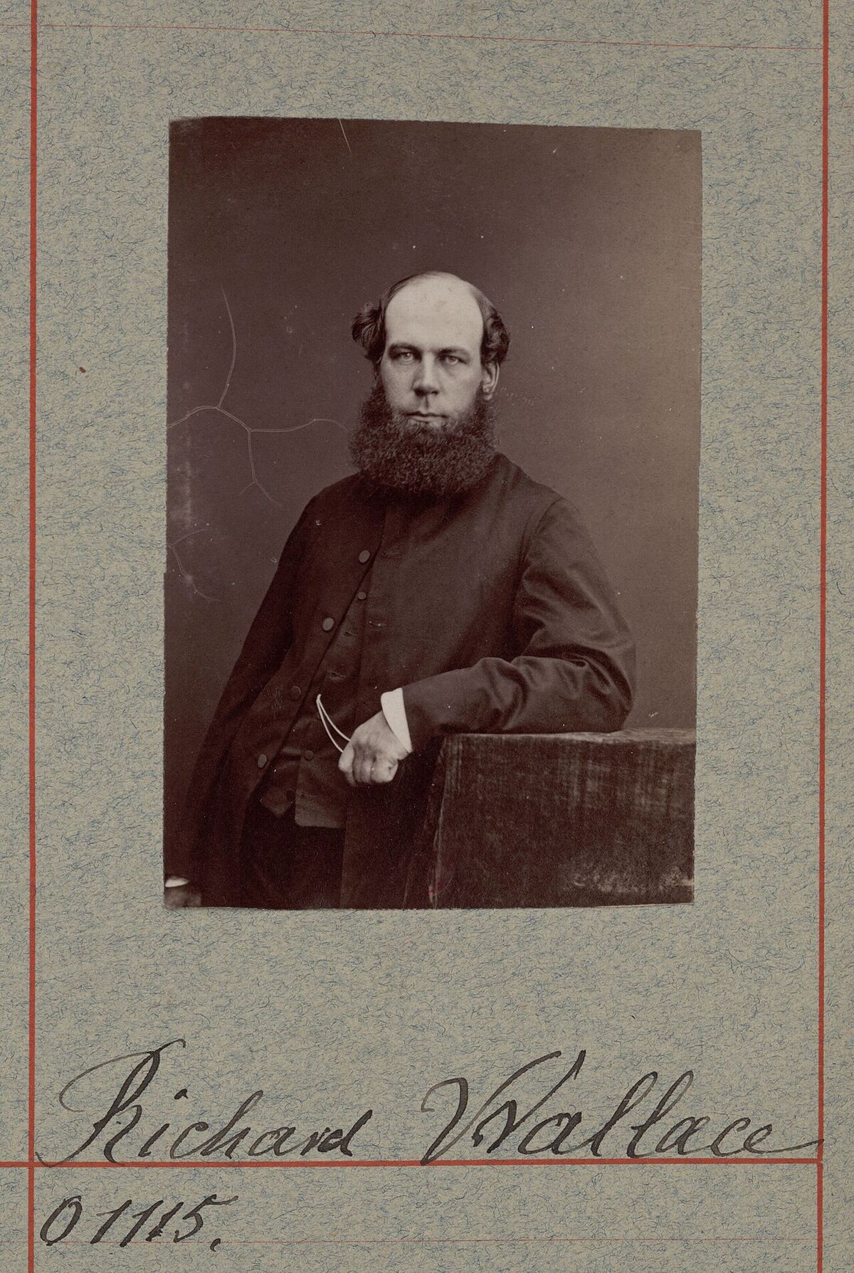 Portrait photographique de Sir Richard Wallace