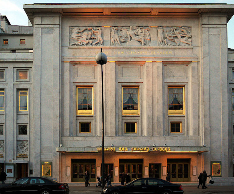 Théâtre des Champs-Élysées construit par les frères Perret