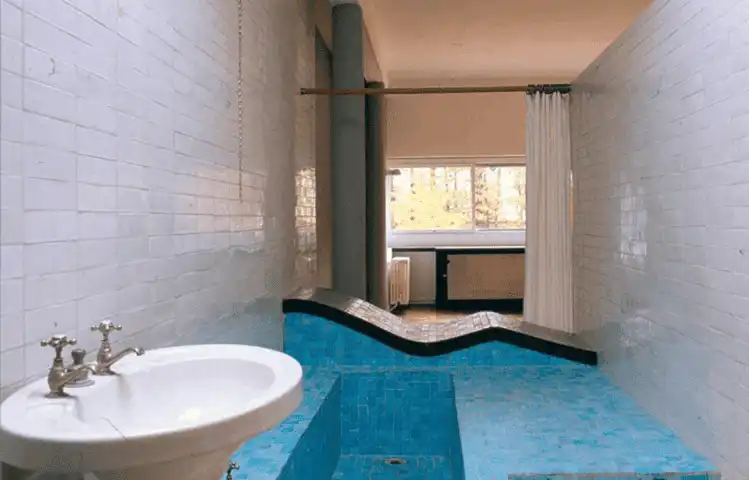 Salle de bains de la villa Savoye