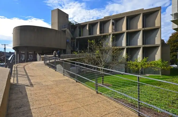 Carpenter Center for the Visual Arts conçu par Le Corbusier à l’université Harvard