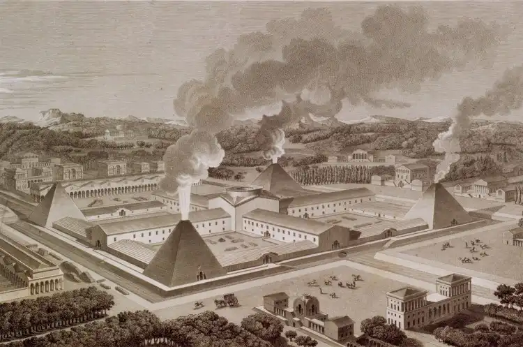 Projet de forge à canons royale pour la ville de Chaux
