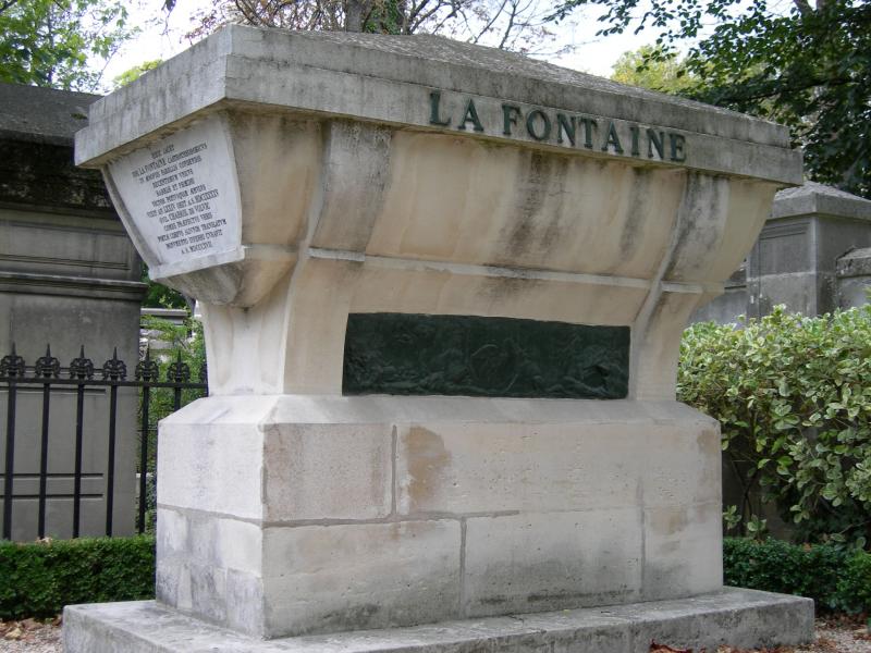 Tombeau de Jean de La Fontaine au cimetière du Père-Lachaise