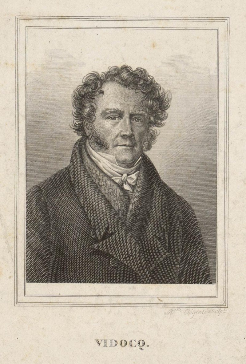 Portrait gravé d’Eugène-François Vidocq
