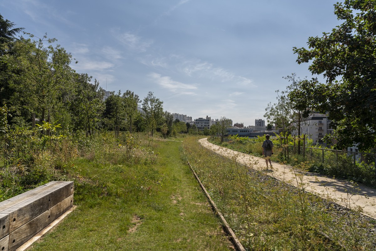 Petite Ceinture parc de la gare de Charonne